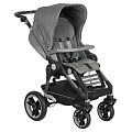 Детская прогулочная коляска Teutonia BeYou V4 Elite Pearl WHL3 (6055 Slate эко-кожа шасси Graphite
						
					) — Фото
