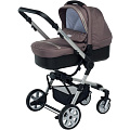 Детская коляска Foppapedretti SuperTres Travel System 3 в 1 (Beige
						
					) — Фото