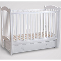 Детская кроватка Baby Luce Карамелька, универсальный маятник (белый) — Фото