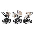 Детская коляска Esspero Newborn Lux 3 в 1, шасси Grey (Khaki Lux
						
					) — Фото