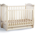 Детская кроватка Baby Luce Карамелька, универсальный маятник (слоновая кость) — Фото