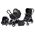 Детская коляска Peg-Perego Book Plus Sportivo 3 в 1, шасси Jet (Mod.Black
						
					) — Фото