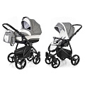 Детская коляска Esspero Newborn Lux 2 в 1, шасси Black (Denim
						
					) — Фото