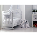 Постельный комплект в кроватку Roman Baby Romantica, 3 предмета (белый-bianco) — Фото