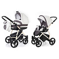 Детская коляска Esspero Newborn Lux 2 в 1, шасси Beige (Grey
						
					) — Фото