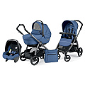 Детская коляска Peg-Perego Book S Plus Sportivo 3 в 1, шасси Jet (Mod.Bluette
						
					) — Фото