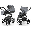 Детская коляска Esspero Newborn Lux 2016 2 в 1, шасси Chrome (Grey
						
					) — Фото
