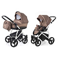 Детская коляска Esspero Newborn Lux 2 в 1, шасси Grey (Coffee
						
					) — Фото