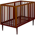 Детская кроватка Micuna Artic Evolutionary 120 x 60 см + комплект покрывало и борт TX-1675 (Шоколад) — Фото