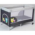 Детский манеж-кровать Babymix Sowa (HR-8052-175 Коричневый) — Фото