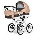 Детская коляска Riko Bruno (Brano) Ecco Prestige 2 в 1, ткань+эко-кожа (12
						
					) — Фото