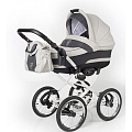 Коляска для новорожденных Esspero Classic шасси Beige (Grey Carbon
						
					) — Фото