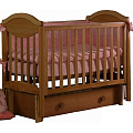Детская кроватка Кубаньлесстрой Камелия АБ 23.3 продольный маятник (Светлый орех
						
					) — Фото