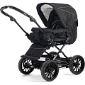 Детская коляска Emmaljunga City Cross 2 в 1, с люлькой City Korg Supreme (21402 All Black
						
					) — Фото