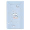 Доска для пеленания на кровать с изголовьем Ceba-Baby Размеры 50х70  (Zebra Blue W-201-002-160) — Фото