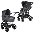 Детская коляска Teutonia BeYou V4 Elite WHL3 2 в 1, эко-кожа или ткань (6005-6075 Continuum шасси Graphite
						
					) — Фото
