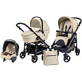 Детская коляска Peg-Perego Swich Easy Drive Sportivo & Modular 3 в 1 (Perla
						
					) — Фото