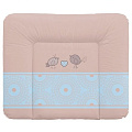 Матрац пеленальный Ceba Baby Себа Беби 70*85 см мягкий на комод (Birdies Brown W-134-046-230
						
					) — Фото