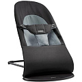 Детское кресло-шезлонг BabyBjorn Balance Soft (черный темно-серый
						
					) — Фото
