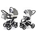 Детская коляска Esspero Newborn Lux 2 в 1, шасси Grey (Denim
						
					) — Фото