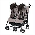 Детская коляска-трость для двойни Peg-Perego Pliko Mini Twin (Mod Beige
						
					) — Фото