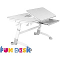 Растущая парта FunDesk Amare (grey) — Фото