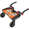 Подножка для второго ребенка Lascal Buggy Board Maxi Ласкал Багги Боард Макси (Panda Jungle/Orange) — Фото