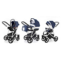 Детская коляска Esspero Newborn Lux 3 в 1, шасси Grey (Navy Lux
						
					) — Фото