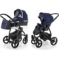 Детская коляска Esspero Newborn Lux 2016 2 в 1, шасси Black (Navy
						
					) — Фото