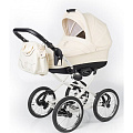 Коляска для новорожденных Esspero Classic шасси Grey (Cream
						
					) — Фото