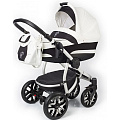 Коляска для новорожденных Esspero Discovery шасси Beige (White
						
					) — Фото