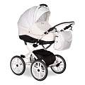 Детская коляска Indigo 17 S Plus 2 в 1, эко-кожа, колеса 14'' (08S
						
					) — Фото