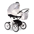 Детская коляска Indigo 17 S Plus 2 в 1, эко-кожа, колеса 14'' (25S
						
					) — Фото