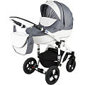 Детская коляска Bebe-mobile Toscana Ecco 2 в 1, эко-кожа (714s
						
					) — Фото