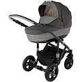 Детская коляска BeBe-Mobile Toscana Deluxe Len Eco 2 в 1, ткань+эко-кожа (603k
						
					) — Фото