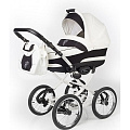 Коляска для новорожденных Esspero Classic шасси Chrome (White
						
					) — Фото