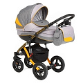 Детская коляска Adamex Aspena Grand Collection 3 в 1 (Yellow+Black
						
					) — Фото