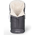 Конверт в детскую коляску Esspero Sleeping Bag White 100% шерсть (Grey
						
					) — Фото