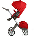 Детская коляска Stokke Xplory V5 2 в 1 (Red
						
					) — Фото
