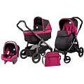 Детская коляска Peg-Perego Book S Pop-Up Completo & Modular 3 в 1 (Fleur
						
					) — Фото