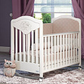 Детская кроватка Baby Italia Gioco LUX качалка (Слоновая кость) — Фото