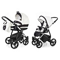 Детская коляска Esspero Newborn Lux 2 в 1, шасси Chrome (White
						
					) — Фото