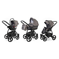 Детская коляска Esspero Newborn Lux 3 в 1, шасси Black (Carbon
						
					) — Фото