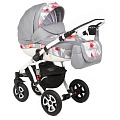 Детская коляска Adamex Barletta Акварель 3 в 1 (106L
						
					) — Фото