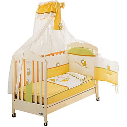 Комплект постельного белья для кроватки Italbaby Tulipano, 5 предметов