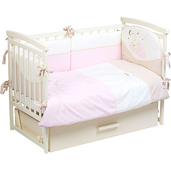 Комплект постельного белья в кроватку Putti My Little Bear, 3 предмета