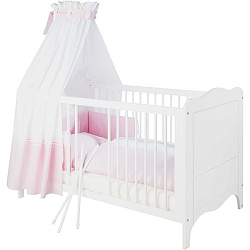 Детская кроватка с балдахином Leroys Woodstyle