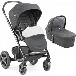 Детская коляска Joie Chrome DLX with Carry Cot Pavement Stroller 2 в 1