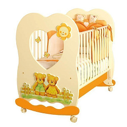 Кроватка детская Baby Expert Cuore качалка