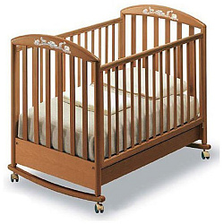 Детская кроватка-качалка Pali Zoo 60х120